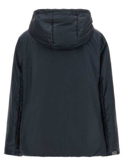 Blue Polyester Shell Jacket