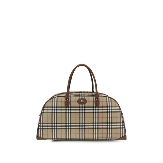 Beige Cotton Shoulder Bag