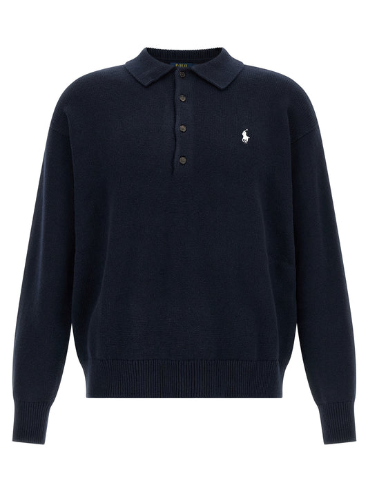 Blue Cotton Cardigan
