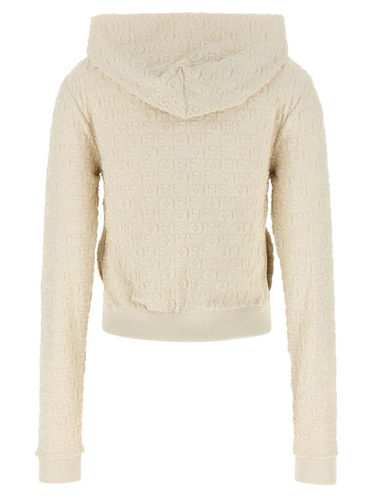 Beige Cotton Sweatshirt
