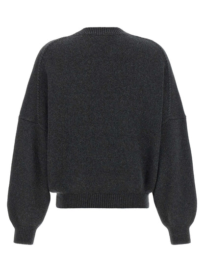 Gray Cashmere Cardigan