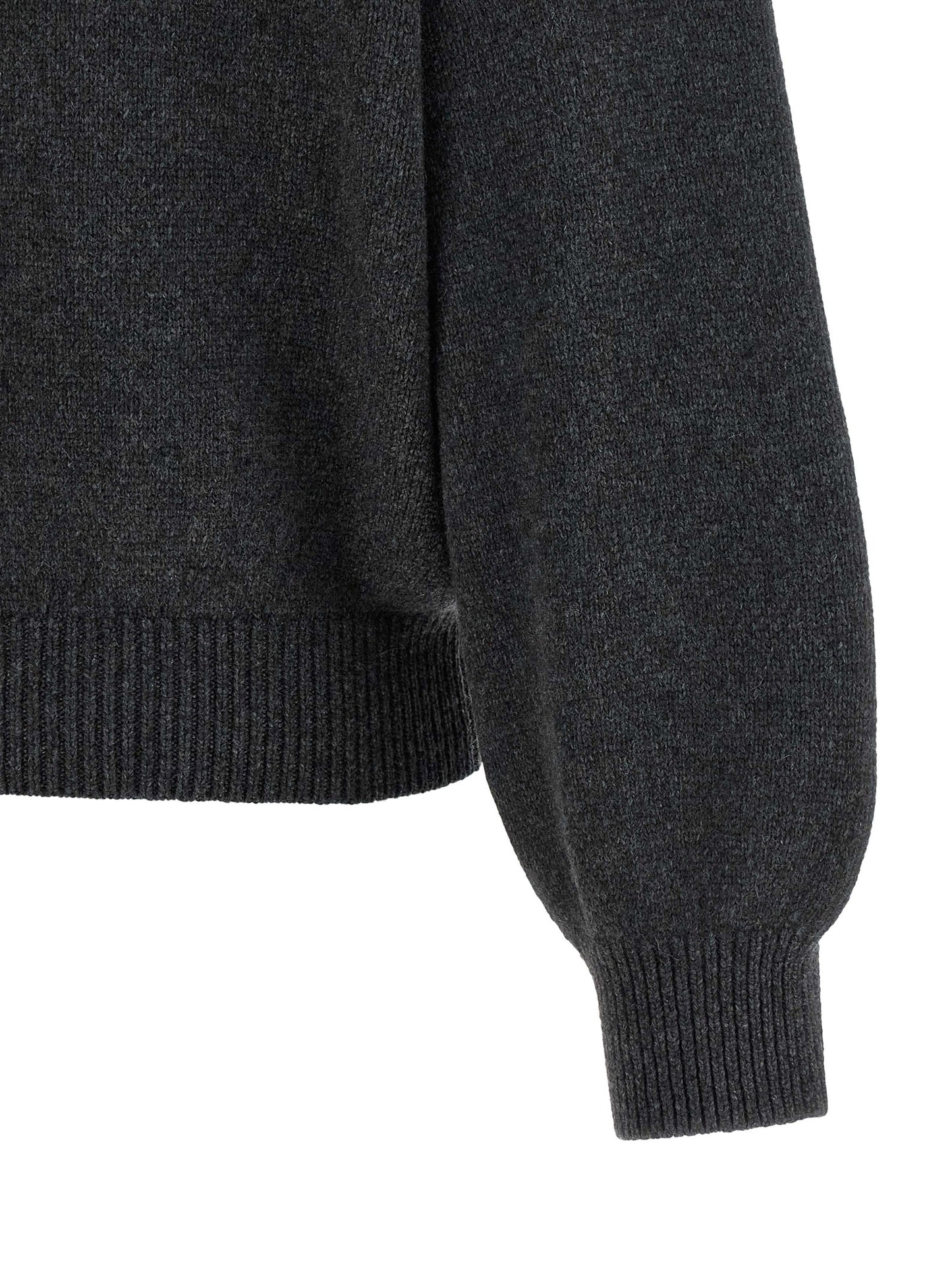 Gray Cashmere Cardigan