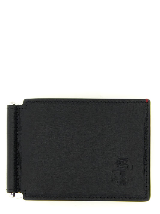 Black Goatskin Money Clip