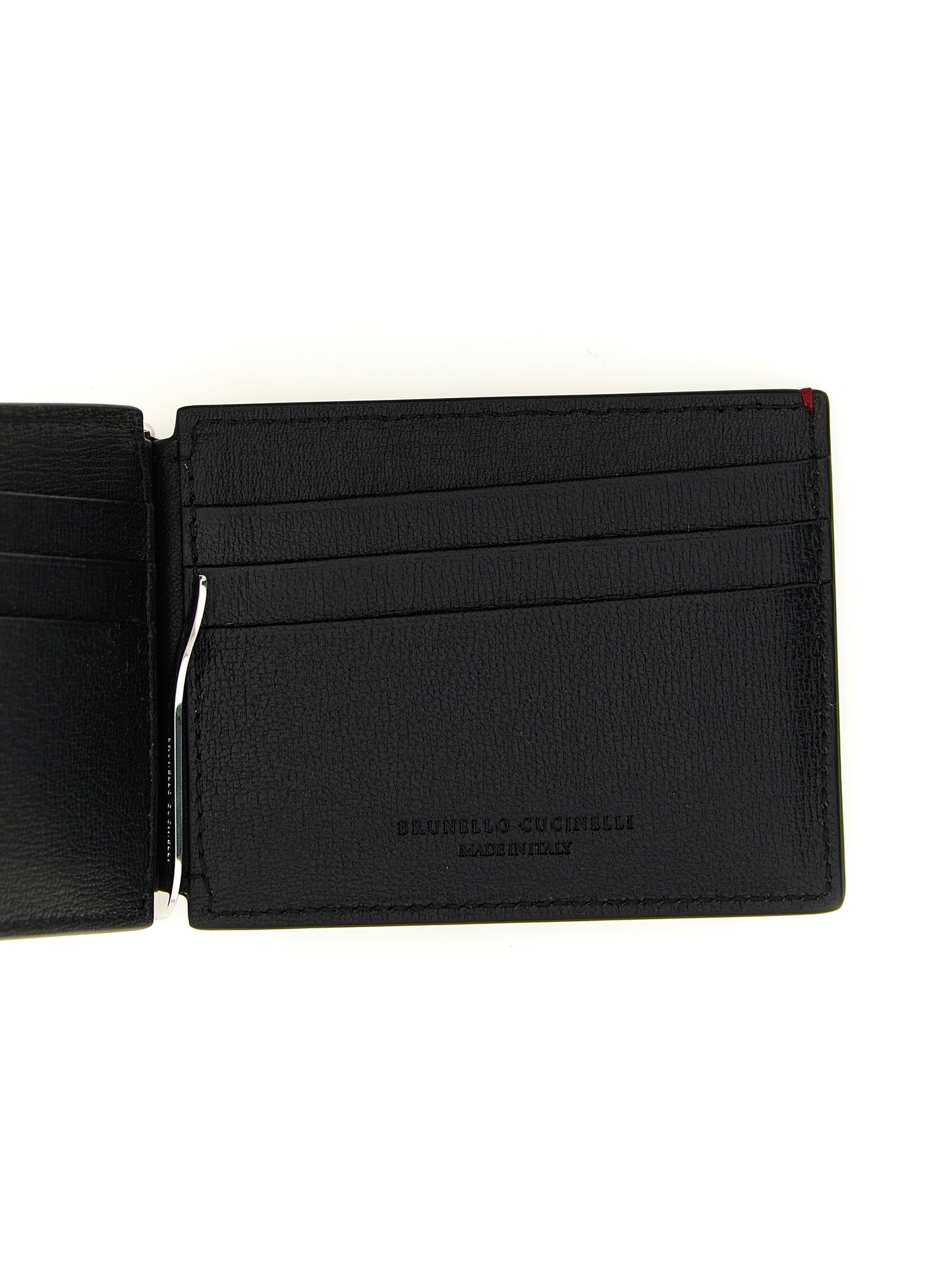 Black Goatskin Money Clip
