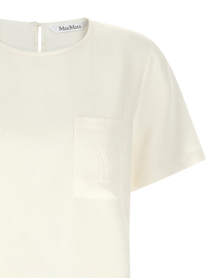 White Silk Blouse