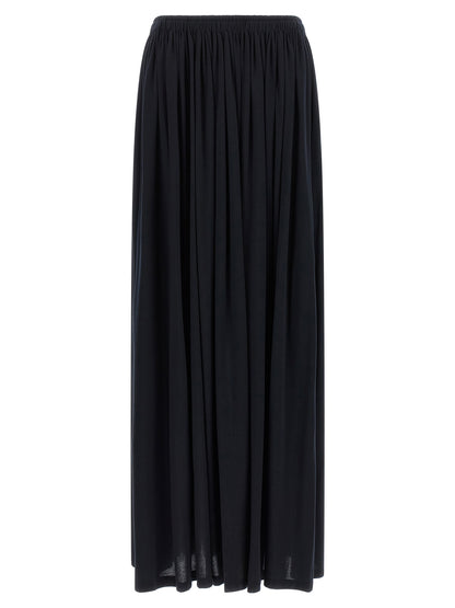 Blue Lyocell Mini Skirt