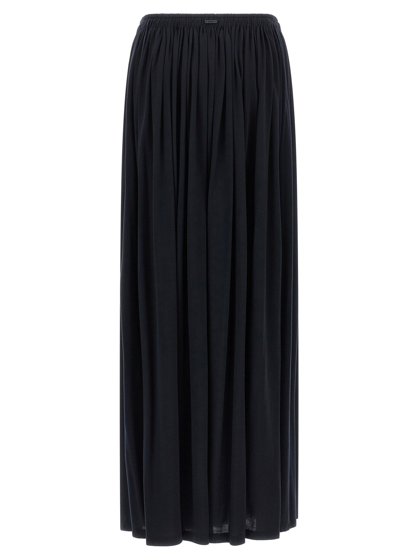 Blue Lyocell Mini Skirt