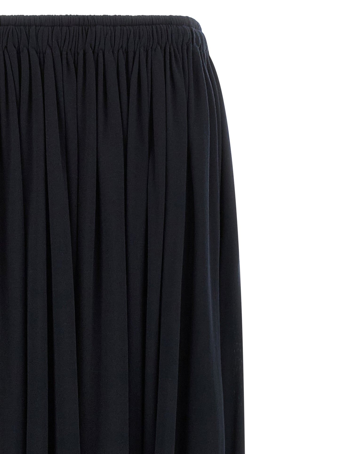 Blue Lyocell Mini Skirt