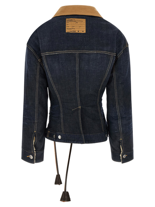Blue Cotton Denim Jacket