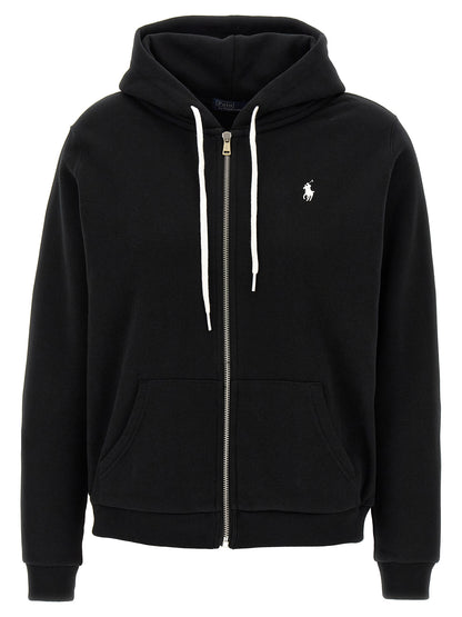 Black Cotton Sweatshirt