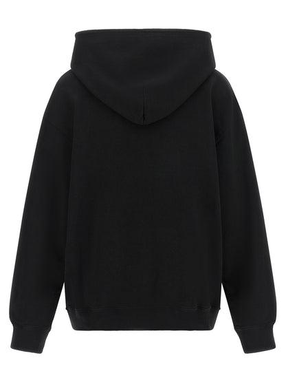 Black Cotton Sweatshirt