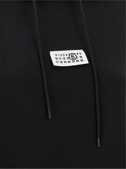 Black Cotton Sweatshirt