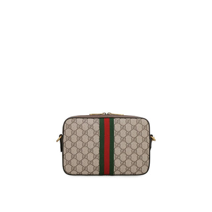 Beige Cotton Shoulder Bag