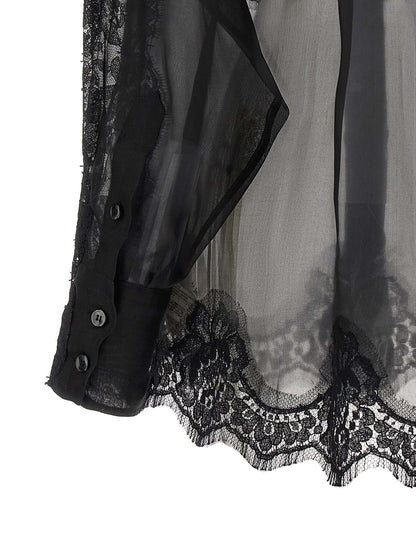 Black Silk Blouse