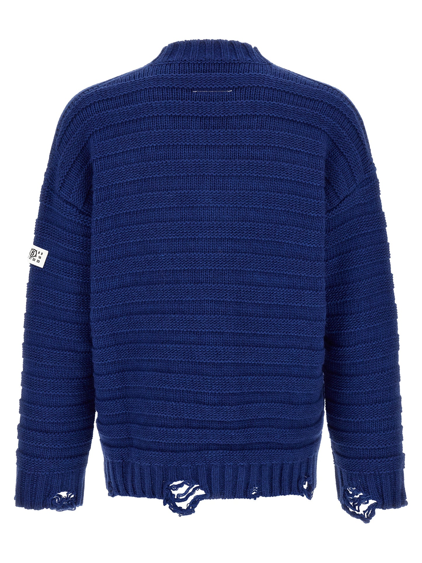 Blue Virgin Wool Cardigan