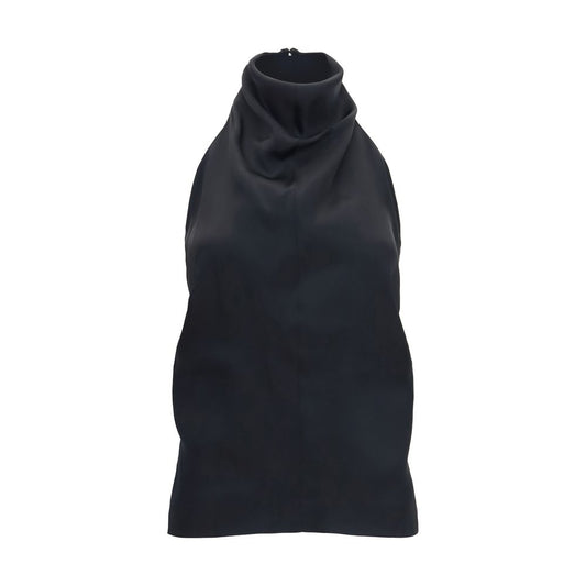 Black Acetate Blouse