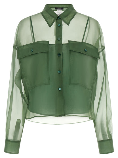 Bicolor Cotton Blouse