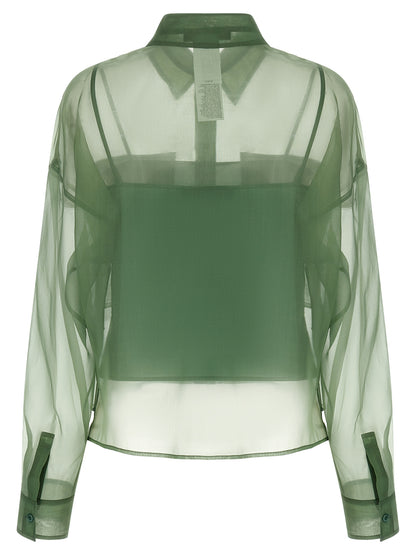Bicolor Cotton Blouse