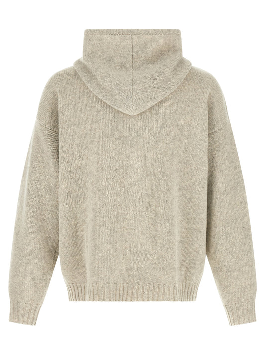 Gray Wool Cardigan