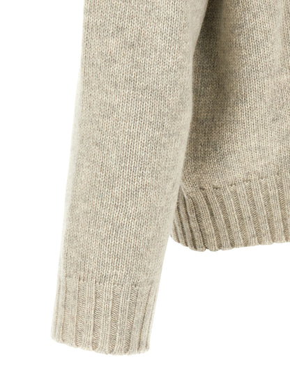 Gray Wool Cardigan