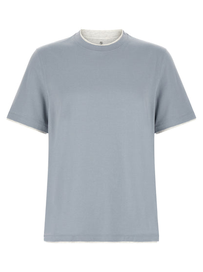 Blue Cotton T-Shirt