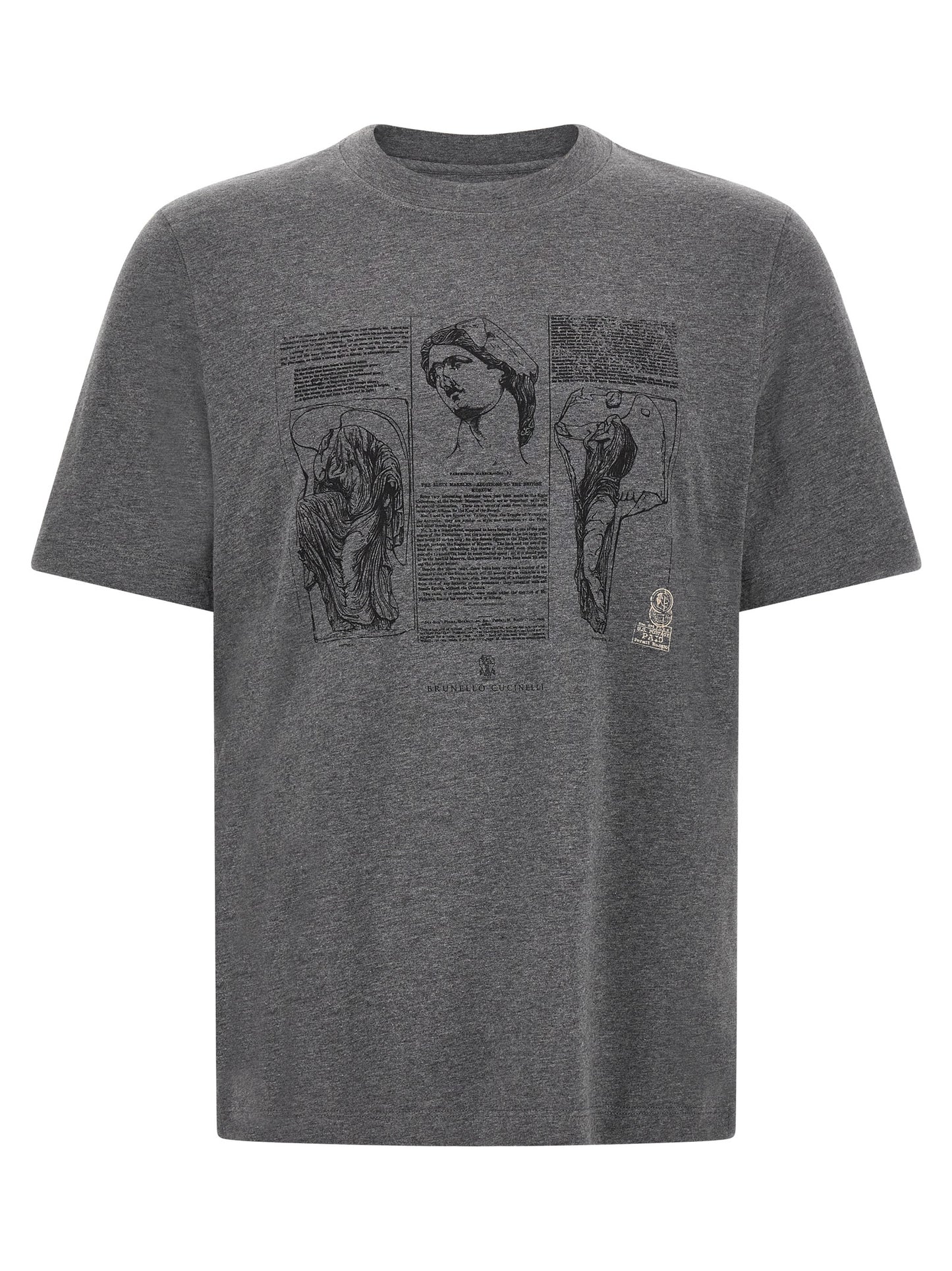 Gray Cotton T-Shirt