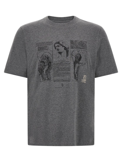 Gray Cotton T-Shirt