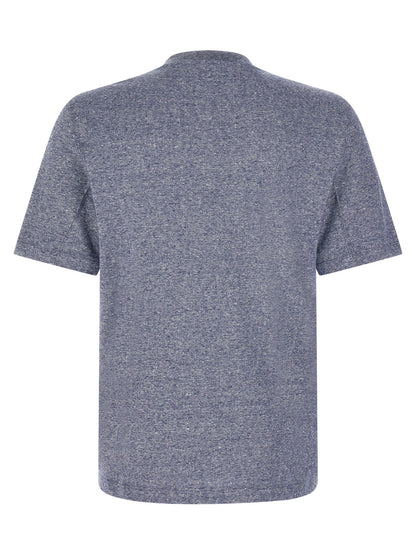 Blue Linen T-Shirt