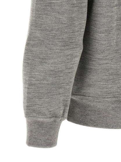 Gray Cashmere Sweatshirt