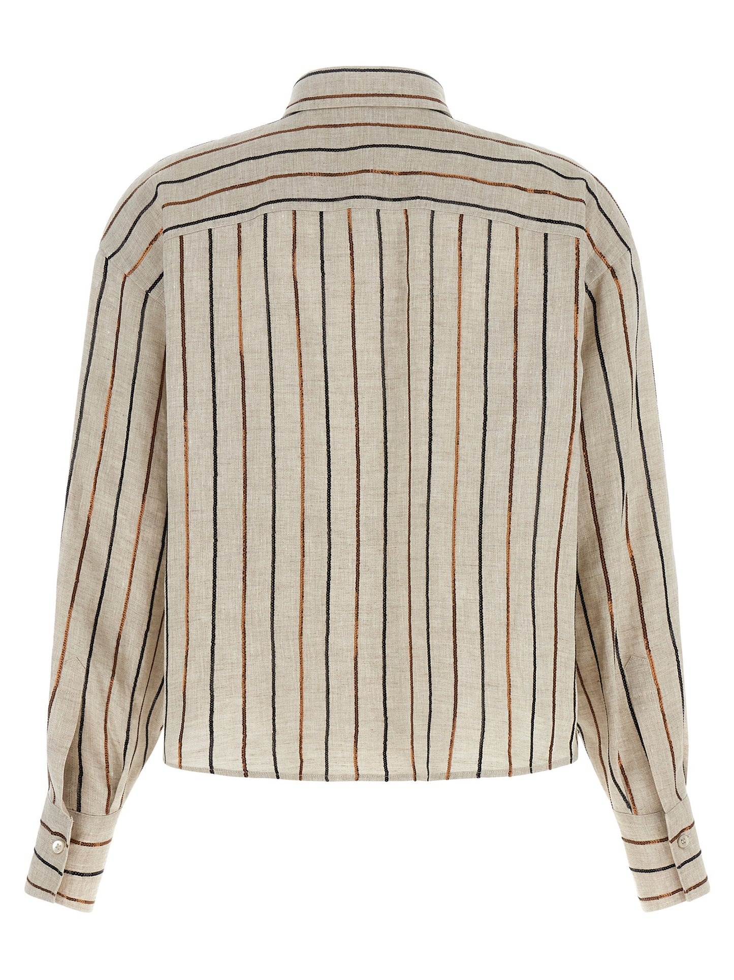 Beige Linen Blouse