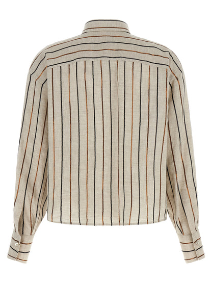Beige Linen Blouse