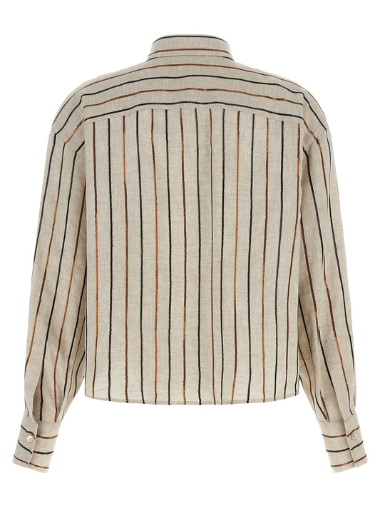 Beige Linen Blouse