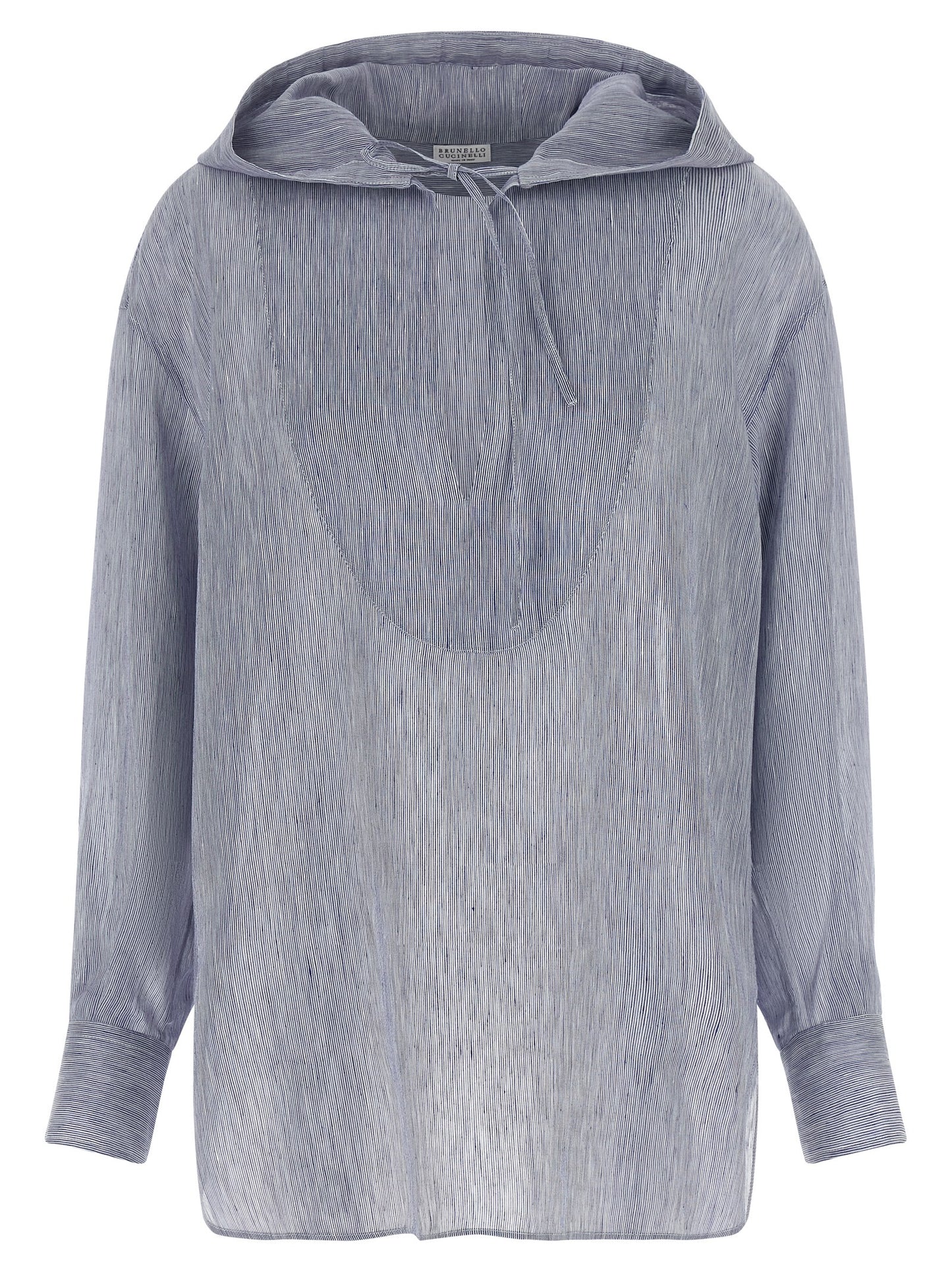 Blue Linen Blouse