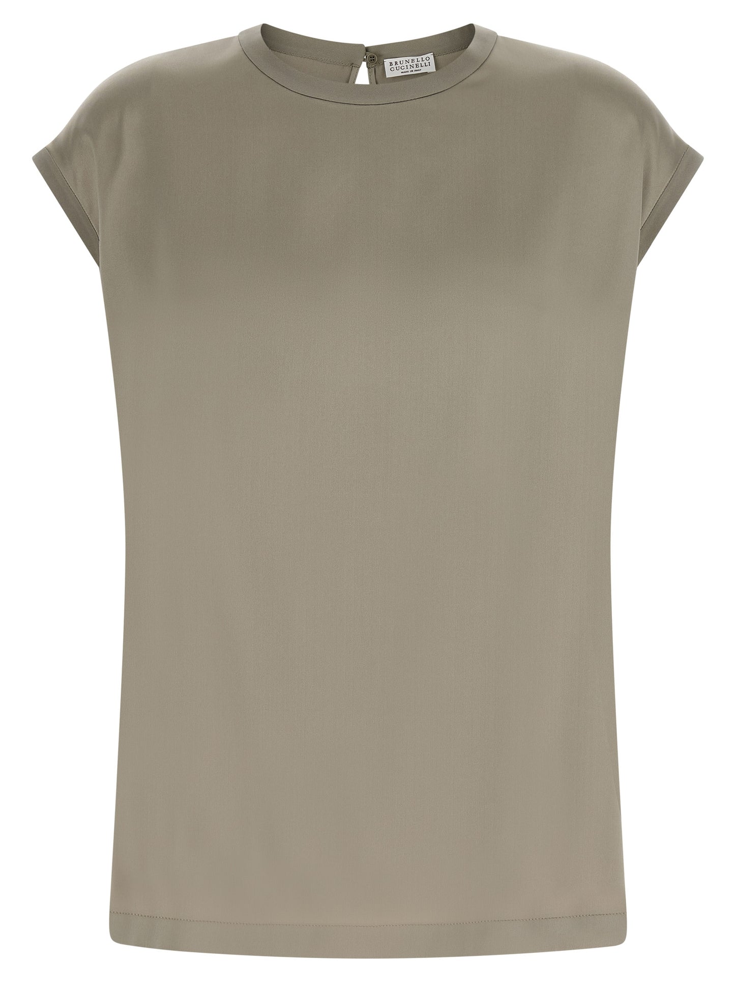 Bicolor Silk Blouse