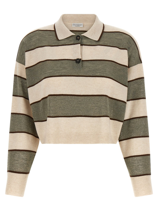 Multicolor Virgin Wool Polo Shirt