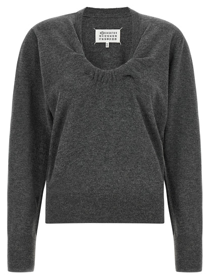 Gray Virgin Wool Cardigan