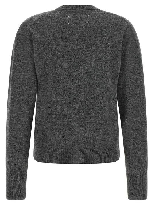 Gray Virgin Wool Cardigan