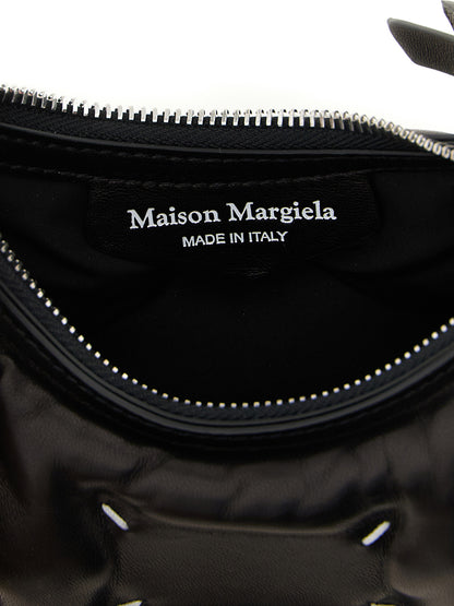 Black Lamb Leather Crossbody Bag