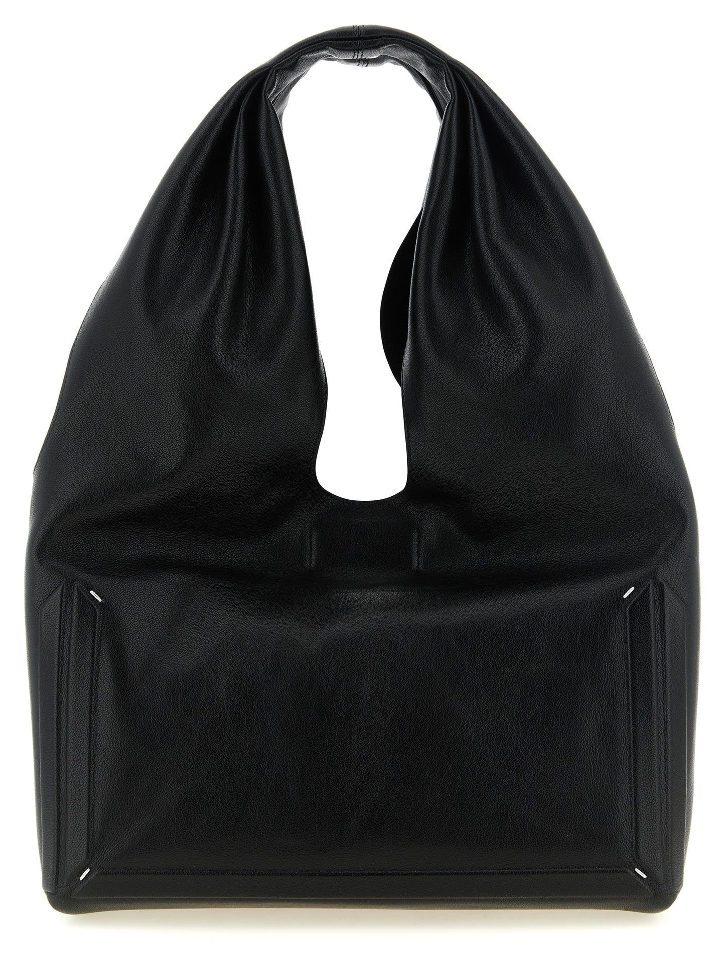 Black Lamb Leather Shoulder Bag