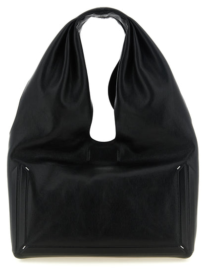 Black Lamb Leather Shoulder Bag