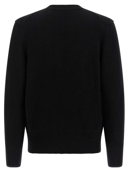 Black Wool Cardigan