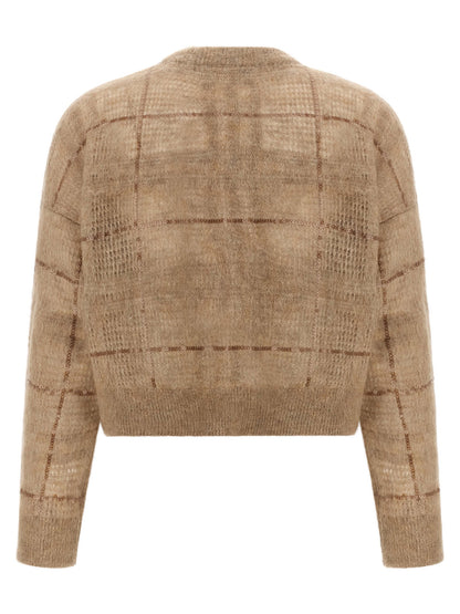 Beige Wool Cardigan