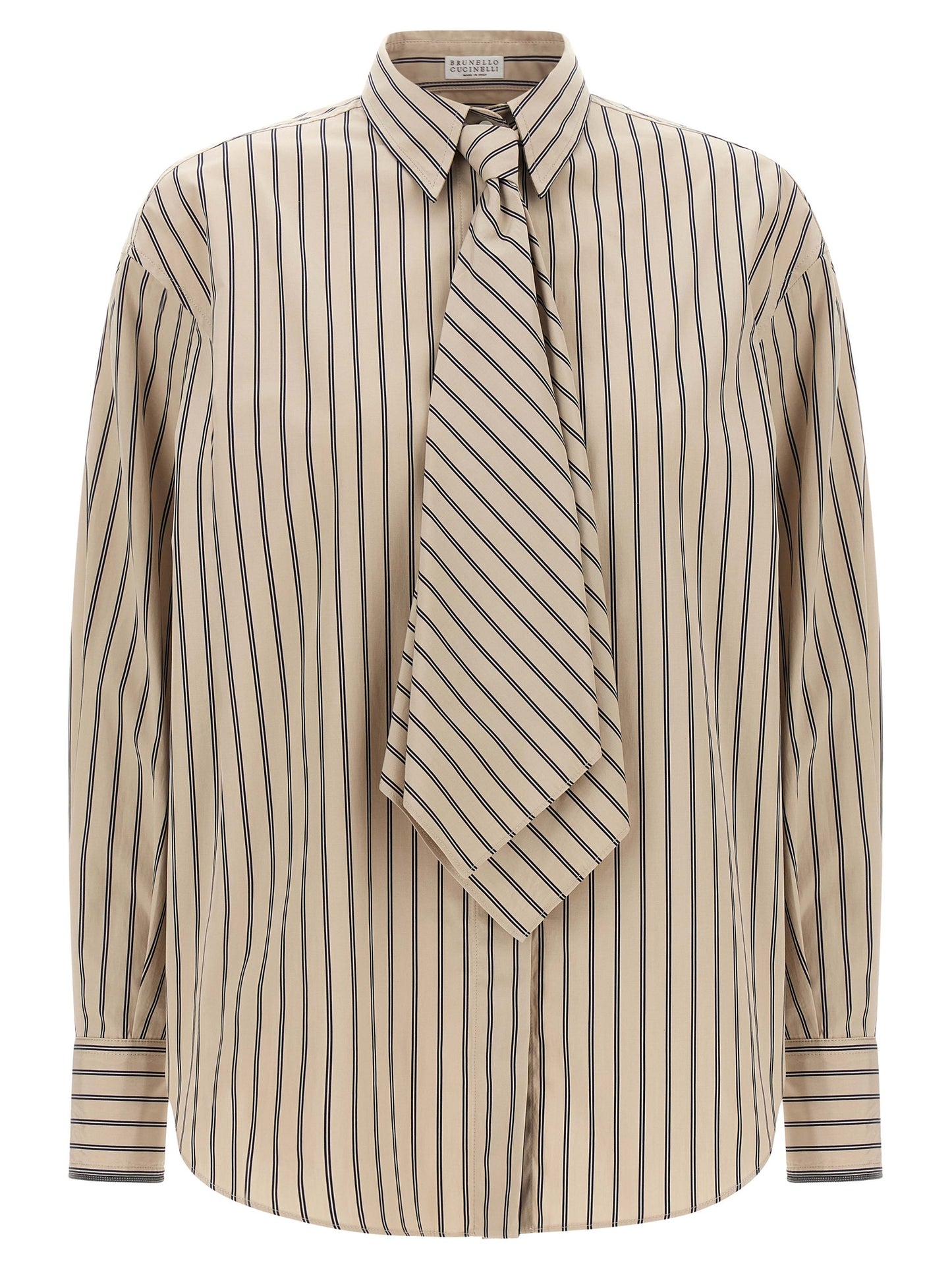 Beige Cotton Blouse
