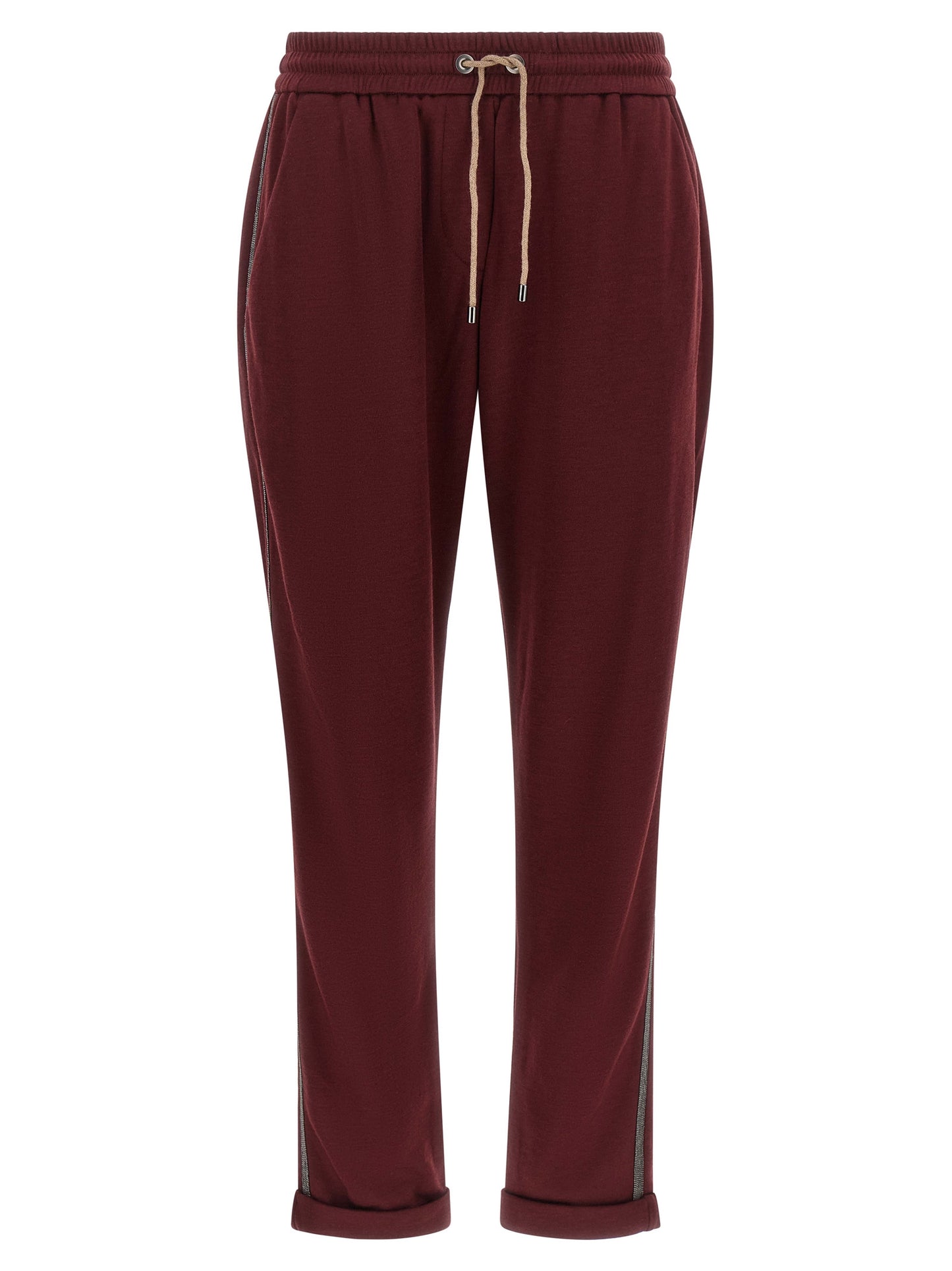 Bordeaux Cotton Joggers (Workout Pants)