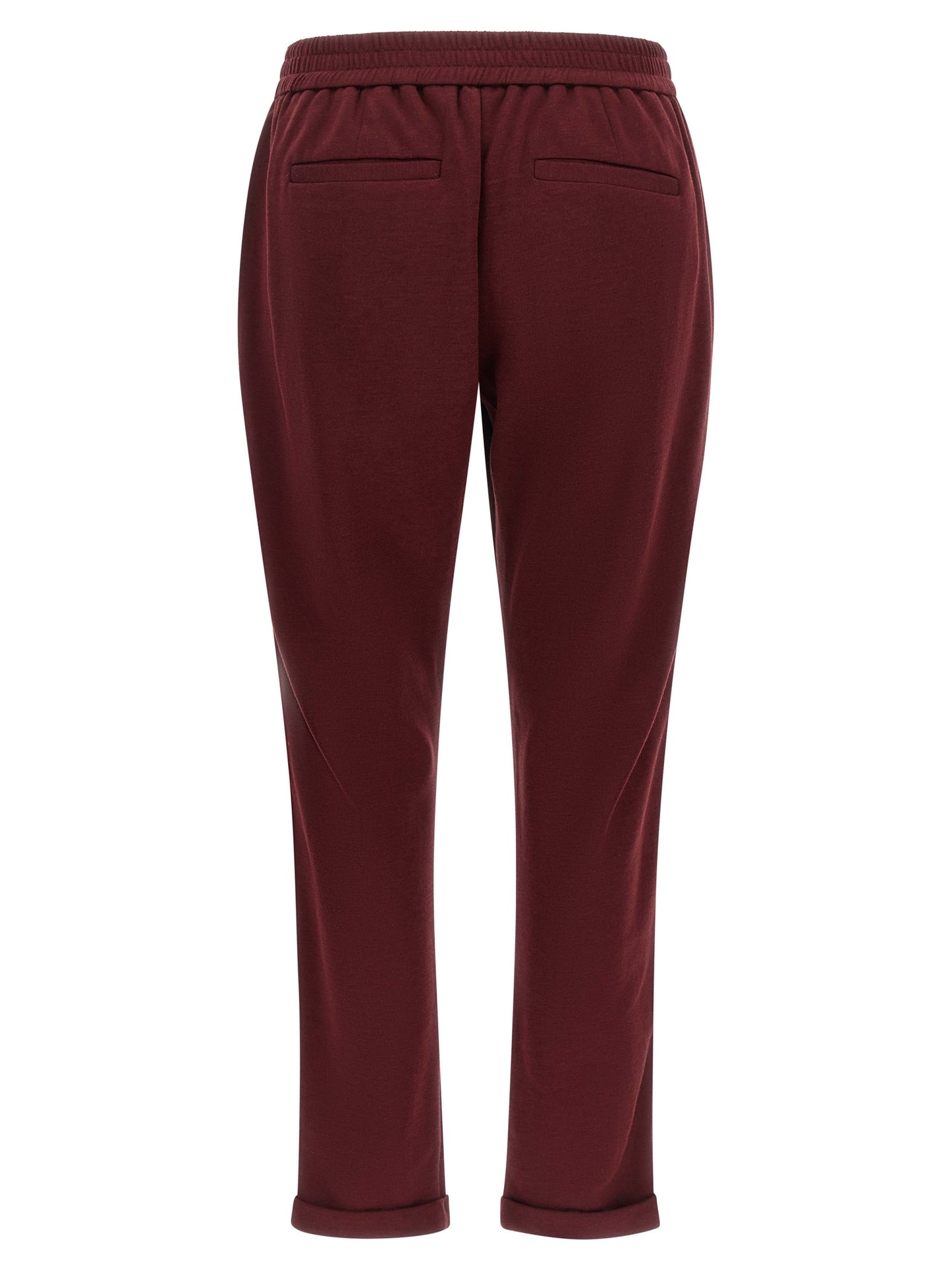 Bordeaux Cotton Joggers (Workout Pants)
