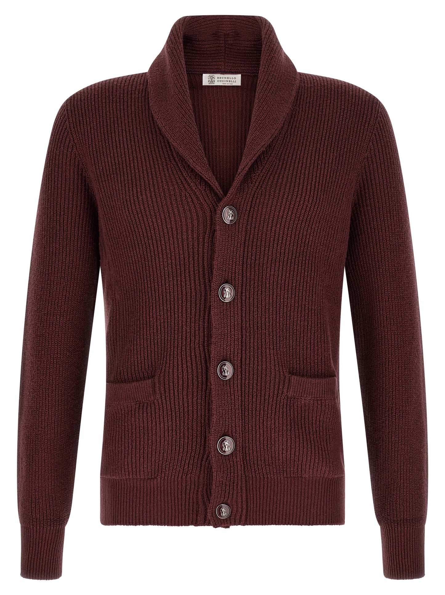 Bordeaux Cotton Cardigan