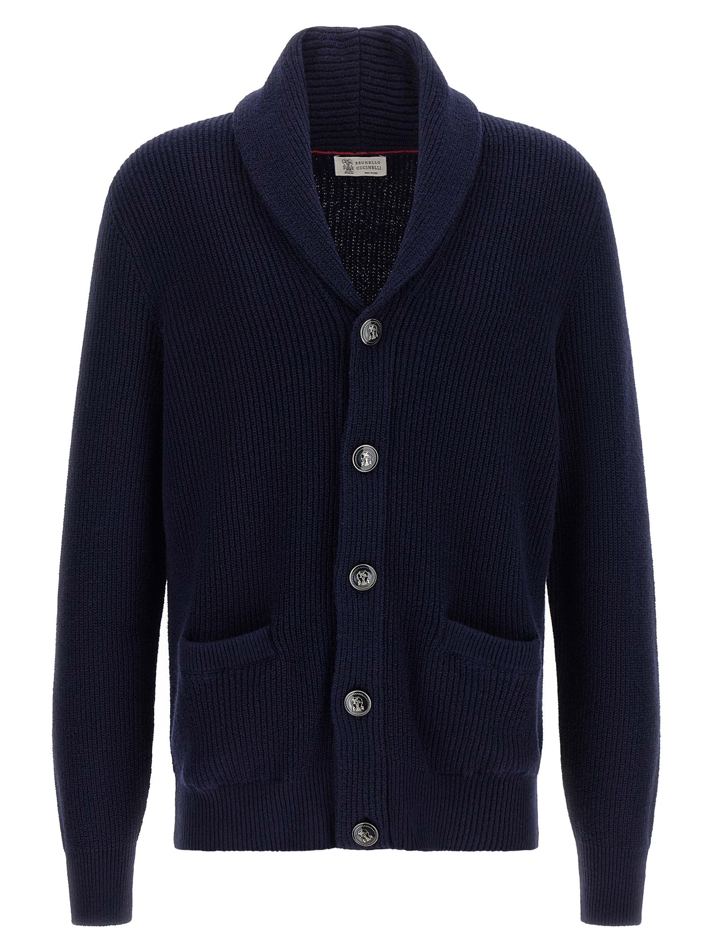 Blue Cotton Cardigan