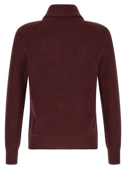 Bordeaux Cotton Cardigan