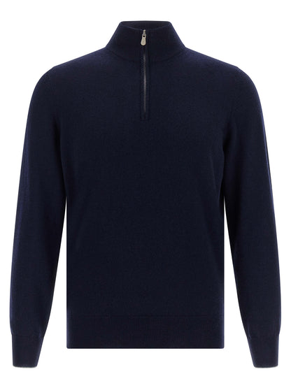 Blue Cashmere Cardigan