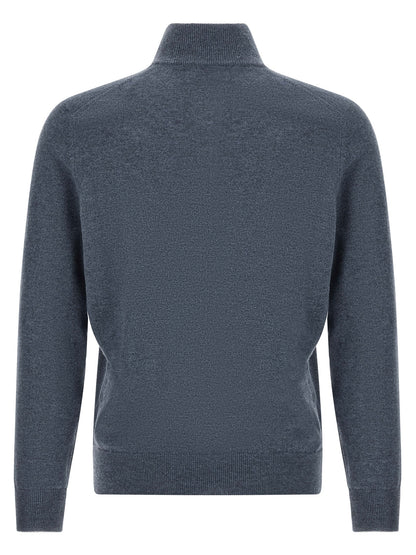Blue Cashmere Cardigan